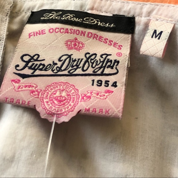 superdry navy rose dress - Picture 3 of 4